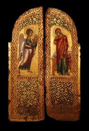 ’Ένα έκθεμα -Μια ιστορία’’ / Ξυλόγλυπτο βημόθυρο με παράσταση του Ευαγγελισμού της Θεοτόκου από το Βυζαντινό Μουσείο Βέροιας