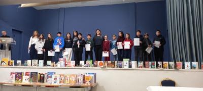 Πραγματοποιήθηκε στη Σκύδρα η εκδήλωση βράβευσης μαθητών και κλήρωσης βιβλίων