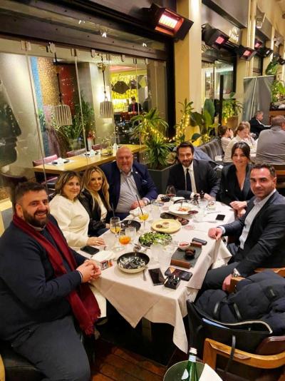 Με τον Πρόεδρο της ΔΕΕΠ Ημαθίας, τους Προέδρους ΔΗΜΤΟ και Λύκειο Ελληνίδων Βέροιας, ο Τάσος Μπαρτζώκας στην Αθήνα