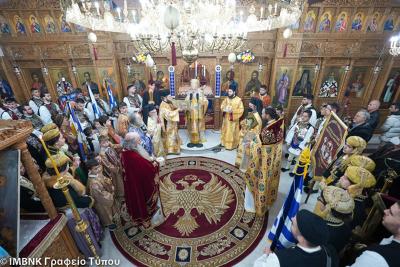 Κυριακή της Ορθοδοξίας στην ηρωική Νάουσα και τρισάγιο για τα θύματα των Τεμπών