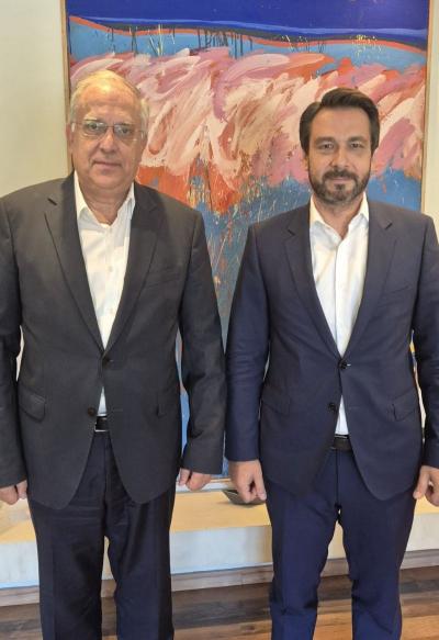 Συνάντηση Τάσου Μπαρτζώκα με τον Υπουργό Ανάπτυξης Τάκη Θεοδωρικάκο για τον νέο Αναπτυξιακό Νόμο
