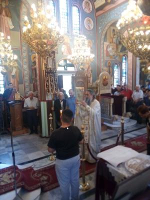 Τελέστηκε πάνδημο ετήσιο μνημόσυνο στην Ιερά Μονή Αγίου Γεωργίου Περιστερεώτα στο Ροδοχώρι Νάουσας