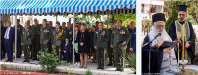 Δοξολογία από τον Μητροπολίτη Βέροιας στην έδρα της ιστορικής Ι Μεραρχίας Πεζικού για την εορτή του Αγίου Γεωργίου.