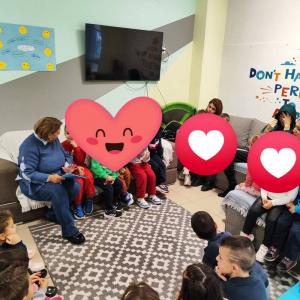 Δύο τμήματα του 12ου Νηπιαγωγείου Βέροιας επισκέφθηκαν το ΚΔΑΠ ΑμεΑ «ΜΑμΑ2»