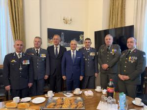 Ο Λάζαρος Τσαβδαρίδης στις εκδηλώσεις για την 114η επέτειο απελευθέρωσης της Κοζάνης ως εκπρόσωπος της Κυβέρνησης