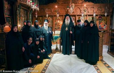 Πρώτη επίσκεψη του Θεοφιλεστάτου Επισκόπου Δομενίκου κ. Αθηναγόρου στην Ι. Μ. Αγίων Πάντων Βεροίας