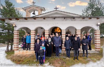 Οι χιονοδρόμοι γιόρτασαν τον προστάτη τους στο ορεινό Σέλι