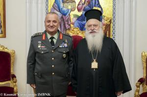 Ο νέος Διοικητής της Ι Μεραρχίας Πεζικού στον Μητροπολίτη Βεροίας